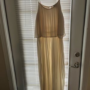 Cream maxi dress